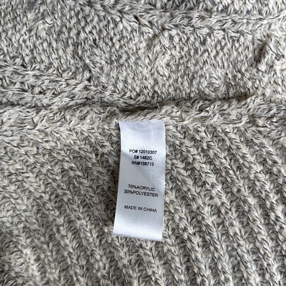 Do & Rae Cardigan with faux fur collar Size small-color taupe - Picture 11 of 12